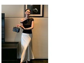 one-shoulder twist top