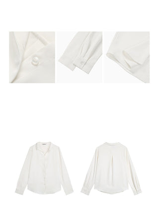 V-neck loose shirt