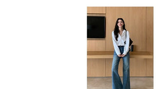 V-neck loose shirt