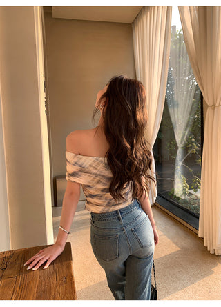 gauzy off-shoulder