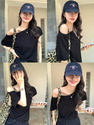 cold-shoulder blouse