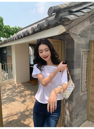 cold-shoulder blouse