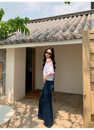 cold-shoulder blouse