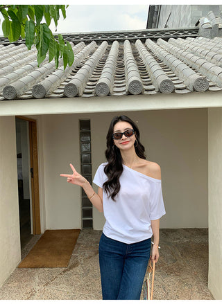cold-shoulder blouse