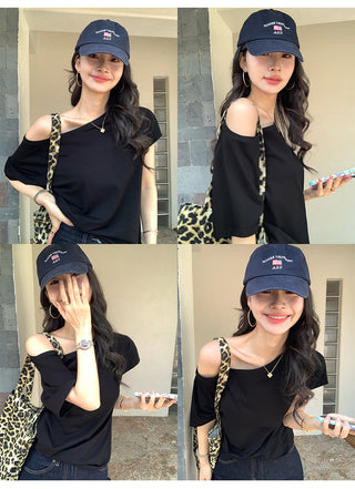 cold-shoulder blouse