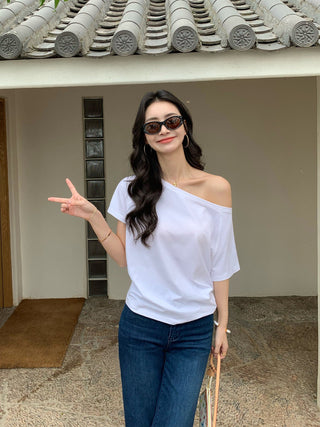 cold-shoulder blouse