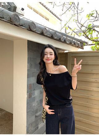 cold-shoulder blouse