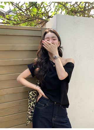 cold-shoulder blouse
