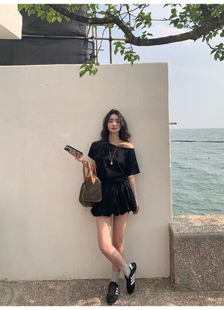 cold-shoulder blouse