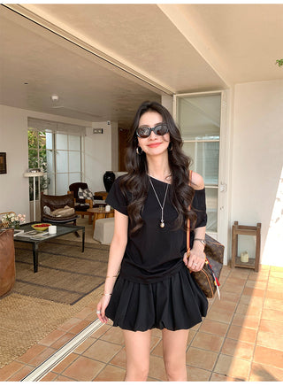 cold-shoulder blouse