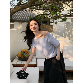 cold-shoulder blouse