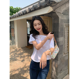 cold-shoulder blouse