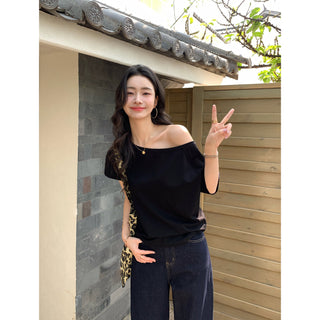 cold-shoulder blouse