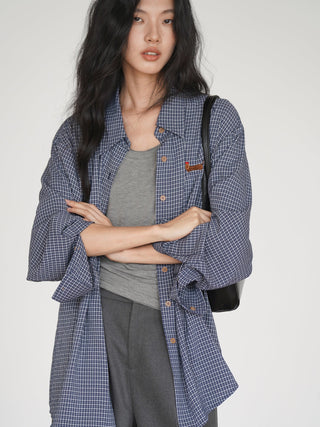 plaid shirt coat