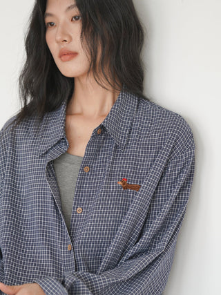 plaid shirt coat