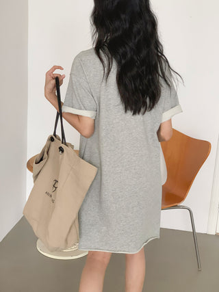 curling sweater dress