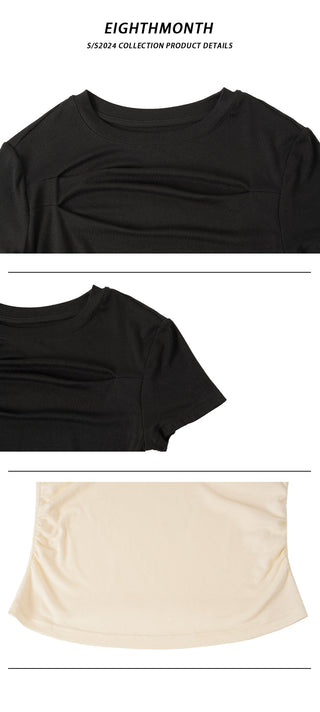 peplum shoulder top