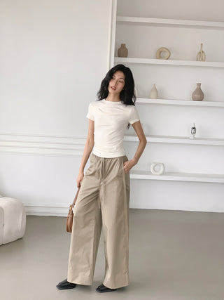 peplum shoulder top