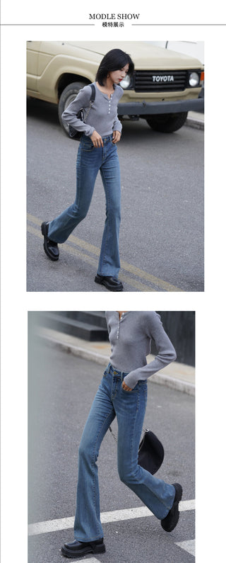 black straight jeans