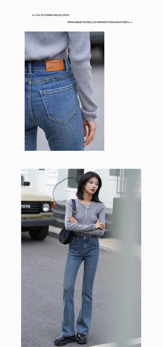 black straight jeans