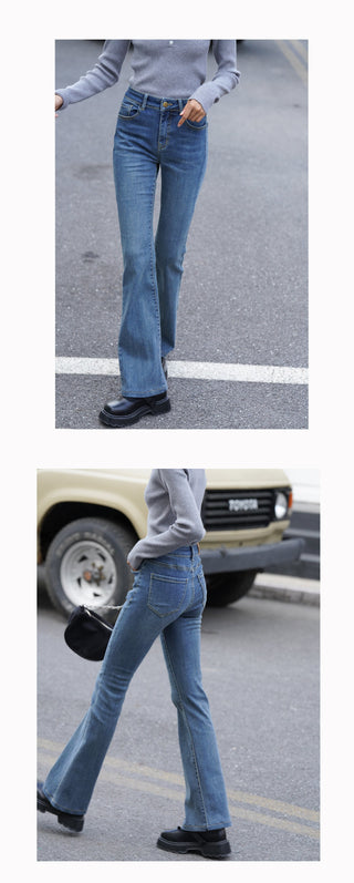 black straight jeans