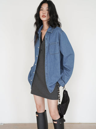 denim shirt jacket
