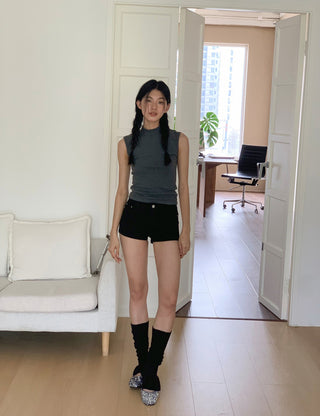 half turtleneck top