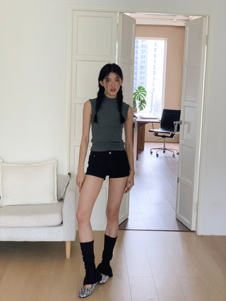 half turtleneck top