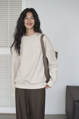 drop shoulder sweater