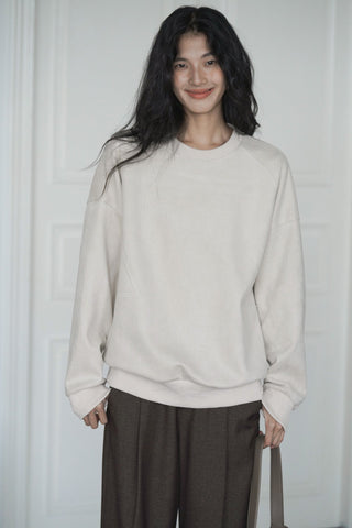 drop shoulder sweater