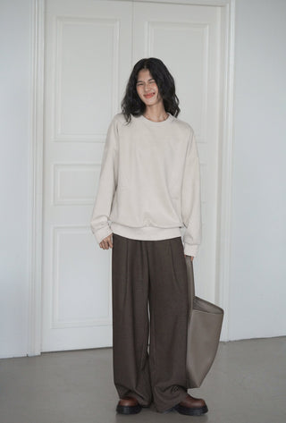 drop shoulder sweater