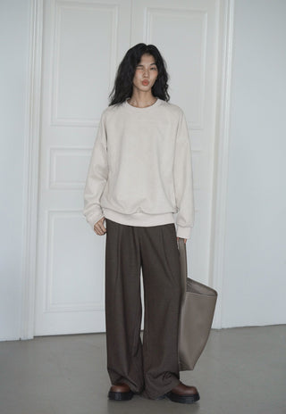drop shoulder sweater
