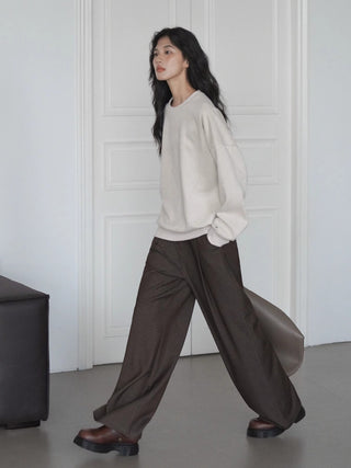 drop shoulder sweater