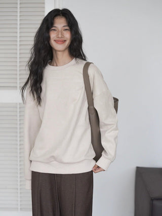 drop shoulder sweater
