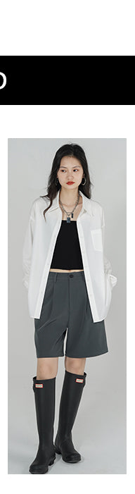 gray suit shorts