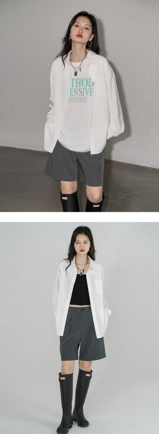 gray suit shorts