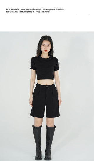 gray suit shorts