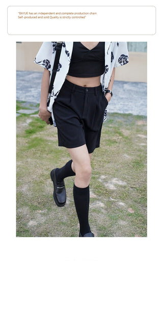 Western straight shorts