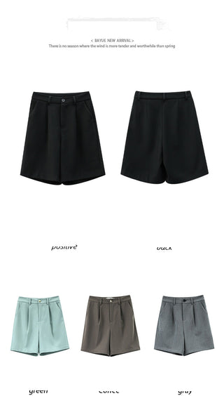 Western straight shorts