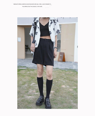 Western straight shorts