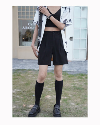 Western straight shorts