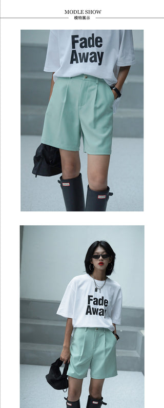 Western straight shorts