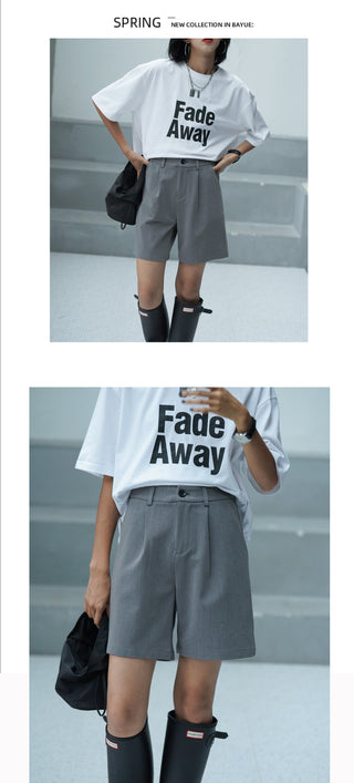 Western straight shorts