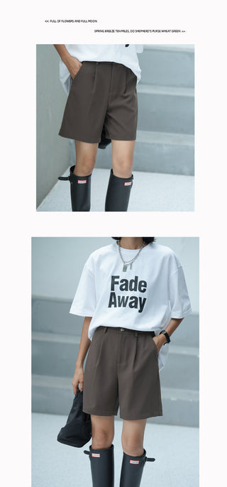 Western straight shorts