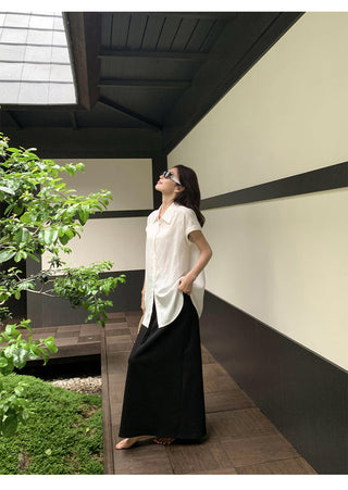 linen sleeve shirt
