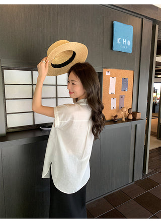 linen sleeve shirt