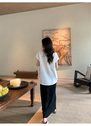 linen sleeve shirt