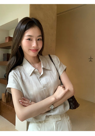 linen sleeve shirt