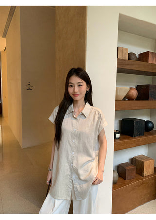 linen sleeve shirt