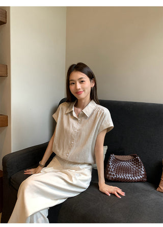 linen sleeve shirt
